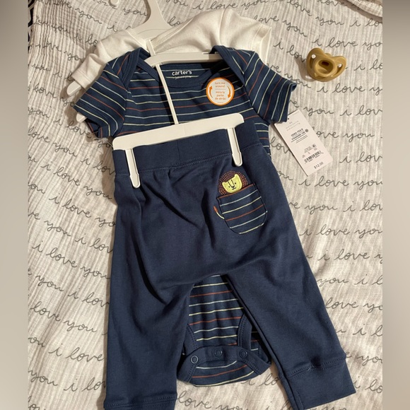 Three, 3-6 month NWT outfits. Probably around a 40 dollar value. - Picture 2 of 7